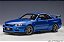 Nissan Skyline GT-R (R34) V-Spec II 1:18 Autoart Azul - Imagem 1