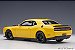 Dodge Challenger SRT Hellcat Widebody 2018 1:18 Autoart Amarelo - Imagem 10