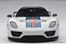 Porsche 918 Spyder Weissach Package Martini Autoart 1:18 - Imagem 3