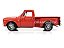 Chevrolet C10 Stepside Pick-Up 1968 1:18 Autoworld Vermelho - Imagem 7