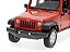 Jeep Wrangler Unlimited 2015  Maisto 1:24 Laranja - Imagem 3