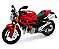 Ducati Monster 696 1:12 Maisto Vermelho - Imagem 1