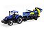 Trator New Holland T7.315 Hd + Cultivador Bburago - Imagem 1