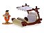 The Flintstones Flintmobile + Fred Flintstone Jada Toys 1:32 - Imagem 1