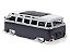 Volkswagen Kombi Bus 1962 BigTime Kustoms Jada Toys 1:24 Cinza - Imagem 2