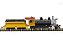 Trem Elétrico Completo - Trem de Passageiros Vapor Denver & Rio Grande 1:87 HO Frateschi - 6508 - Imagem 7