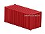 Container 20’ 1:87 HO Frateschi - 20751 - Imagem 1