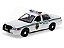 Ford Crown Victoria Police Interceptor 2001 Miami Metro Police Department Dexter 1:24 Greenlight - Imagem 1