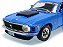 Mustang Boss 429 1970 1:18 Motormax Azul - Imagem 3