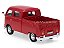 Volkswagen Kombi Type 2 (T1) Double Cab Pick-Up 1:24 Motormax Vermelho - Imagem 2