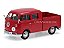 Volkswagen Kombi Type 2 (T1) Double Cab Pick-Up 1:24 Motormax Vermelho - Imagem 1
