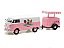 Volkswagen Kombi T1 Pick-Up Delivery + Trailer Ice Cream 1:24 Motormax - Imagem 1