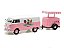 Volkswagen Kombi T1 Pick-Up Delivery + Trailer Ice Cream 1:24 Motormax - Imagem 1