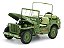 Jeep Willys US Army WWII 1:18 Versão Police Military American Diorama - Imagem 6