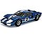 Ford GT40 MKII 1966 Racing 1:18 Shelby Collectibles Azul - Imagem 1