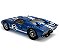 Ford GT40 MKII 1966 Racing 1:18 Shelby Collectibles Azul - Imagem 2