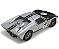 Ford GT40 MKII 1966 1:18 Shelby Collectibles Prata - Imagem 8
