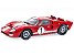 Ford GT40 MKII 1966 1:18 Shelby Collectibles Vermelho - Imagem 1
