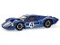Ford GT MK IV 1967 #3 24 Horas Le Mans Shelby Collectibles 1:18 Azul - Imagem 1