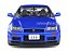 Nissan Skyline GT-R (R34) 1999 1:18 Solido Azul - Imagem 3