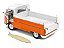 Volkswagen Kombi T1 Pick-Up 1950 1:18 Solido Laranja - Imagem 7