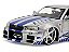 Brian s Nissan GTR Skyline R34 Velozes e Furiosos Jada Toys 1:24 - Imagem 3