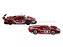 Set Ford GT40 196 + Ford GT 2019 24 Horas LeMans 1:43 Ixo Models Vermelho - Imagem 4
