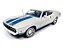 Ford Mustang Sprint 1972 1:18 Autoworld Branco - Imagem 1