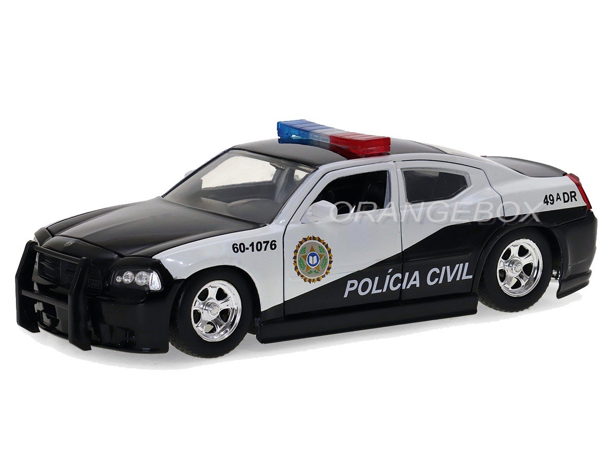 Dodge Charger 2006 Police Velozes e Furiosos Jada Toys 1:24 - Imagem 1