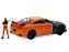 Nissan GT-R (R35) 2009 Naruto Shippuden 1:24 Jada Toys + Figura - Imagem 2