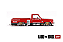 Chevrolet Silverado KAIDO WORKS V1 1:64 Mini GT Vermelho - Imagem 5