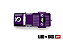 Chevrolet Silverado KAIDO WORKS V1 Dually 1:64 Mini GT Roxo - Imagem 6
