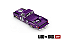 Chevrolet Silverado KAIDO WORKS V1 Dually 1:64 Mini GT Roxo - Imagem 5
