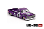 Chevrolet Silverado KAIDO WORKS V1 Dually 1:64 Mini GT Roxo - Imagem 2