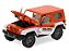 Jeep Wrangler 2007 M&M 1:24 Jada Toys + Figura Orange - Imagem 3