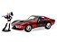 Chevy Corvette Stingray 2009 DC Comics 1:24 Jada Toys + Figura Harley Quinn - Imagem 1