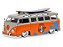 Volkswagen Kombi 1962 Bus 1:24 Jada Toys Laranja - Imagem 1