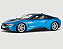 BMW I8 Speed 1:18 Paragon Models Azul - Imagem 1