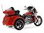 Harley Davidson CVO Tri Glide 2021 Triciclo Maisto 1:12 Laranja - Imagem 2