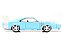 Dodge Charger Daytona 1969 1:24 Jada Toys Azul - Imagem 3