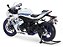 Suzuki R1000 2020 1:12 LCD Models Branco - Imagem 4