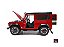 Land Rover Defender 90 Works V8 70th Edition 1:18 LCD Models Vermelho - Imagem 7