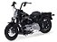 Harley Davidson FLSTSB Cross Bones 2008 Maisto 1:18 Série 38 Preto - Imagem 1