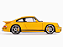 Porsche RUF CTR 2017 1:18 Almost Real Amarelo - Imagem 3