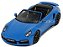 Porsche 911 (992) Turbo S Cabriolet 2020 1:18 GT Spirit Azul - Imagem 7