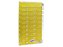 Expositor com 30 Nichos Fechados p/ Miniaturas 1:64 The King of Boxes Amarelo - Imagem 1