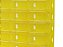 Expositor com 30 Nichos Fechados p/ Miniaturas 1:64 The King of Boxes Amarelo - Imagem 3