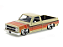 Chevrolet C10 1985 Cartelli Wheels 1:24 Jada Toys Bege - Imagem 1