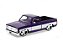 Chevrolet C10 1985 Lorenzo Wheels 1:24 Jada Toys Purple - Imagem 1