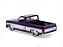 Chevrolet C10 1985 Lorenzo Wheels 1:24 Jada Toys Purple - Imagem 2